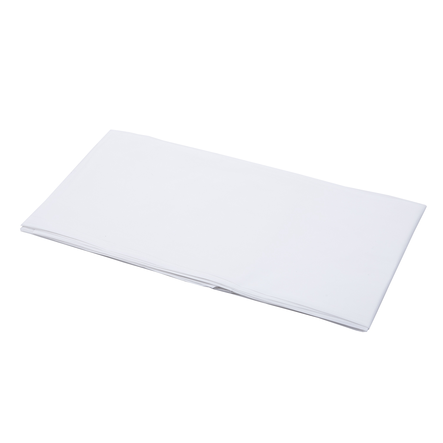 Nappe en plastique blanche, 137CM X 183CM