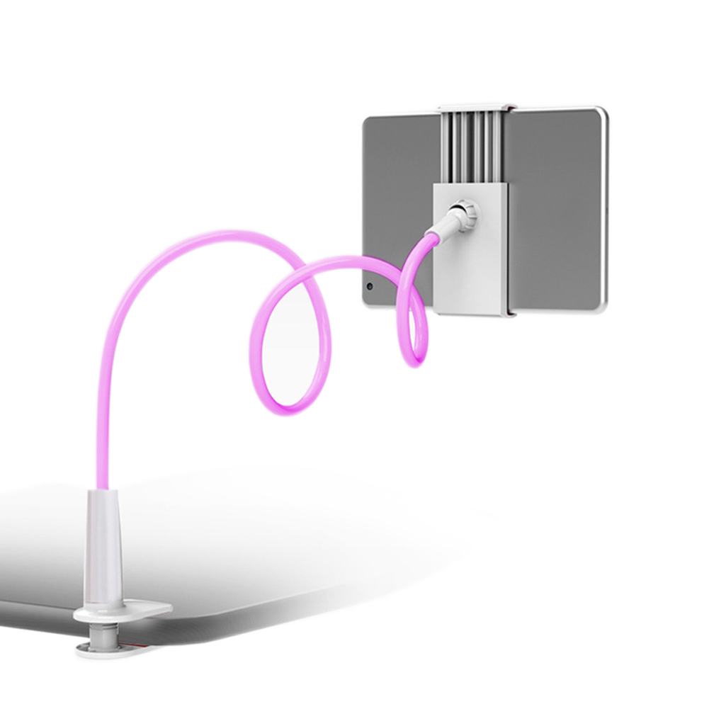 Universal 360° Flexible Table Stand Holder - For iPhone, iPad, Tablets: Pink