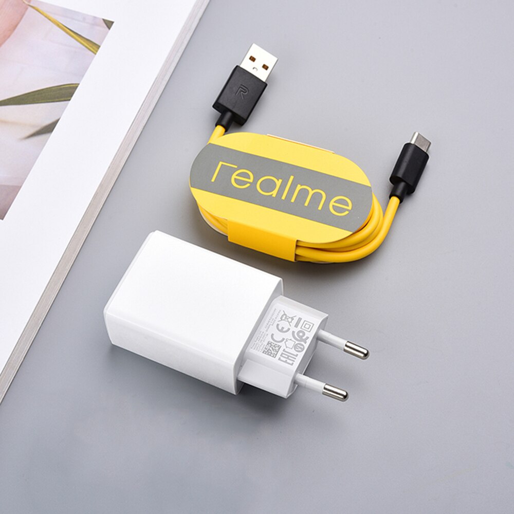 Realme 5 v 2a ladegerät micro-usb typ-c kabel eu-stecker 100cm datenkabel für realme  x2 x3 pro  x50m c3 5 6 7 3i v3 oppo reno 2 3 redmi: Eu-add-typ c