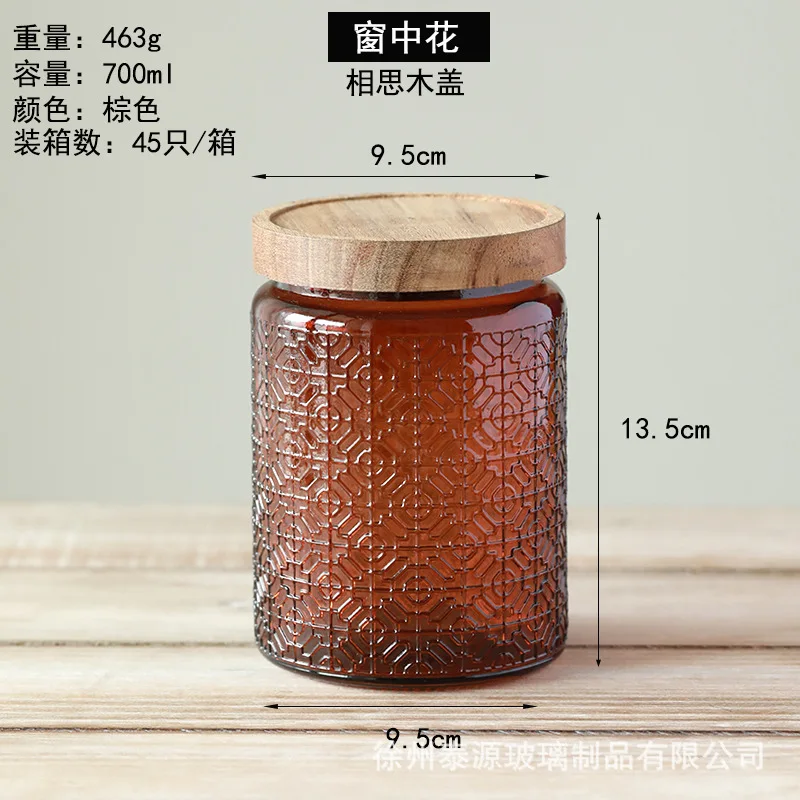 Contenedor de alimentos para cocina, tarros de vidrio con tapa, cajas organizadoras de cereales, tarros de albañil, caja de aperitivos, botellas de vidrio selladas, Gadgets: Azul oscuro