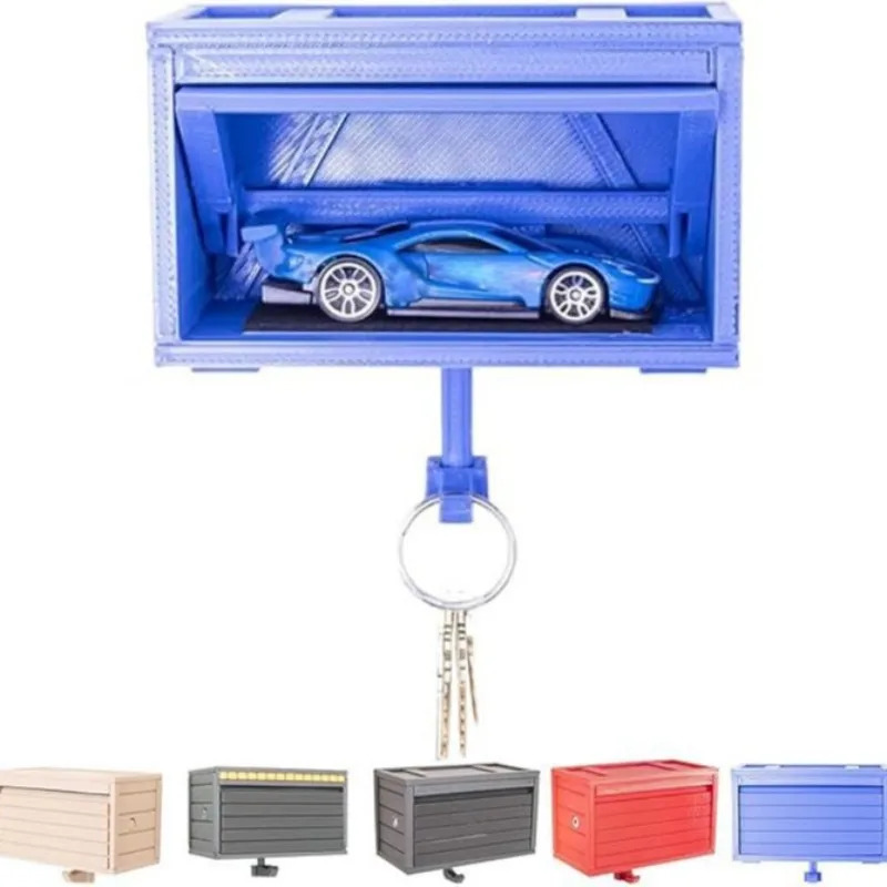 Wall Mounted Key Hangers Wooden Car Garage Key Holder Car Garage Styling Storage Hooks With Door Openers Openable Garage Door