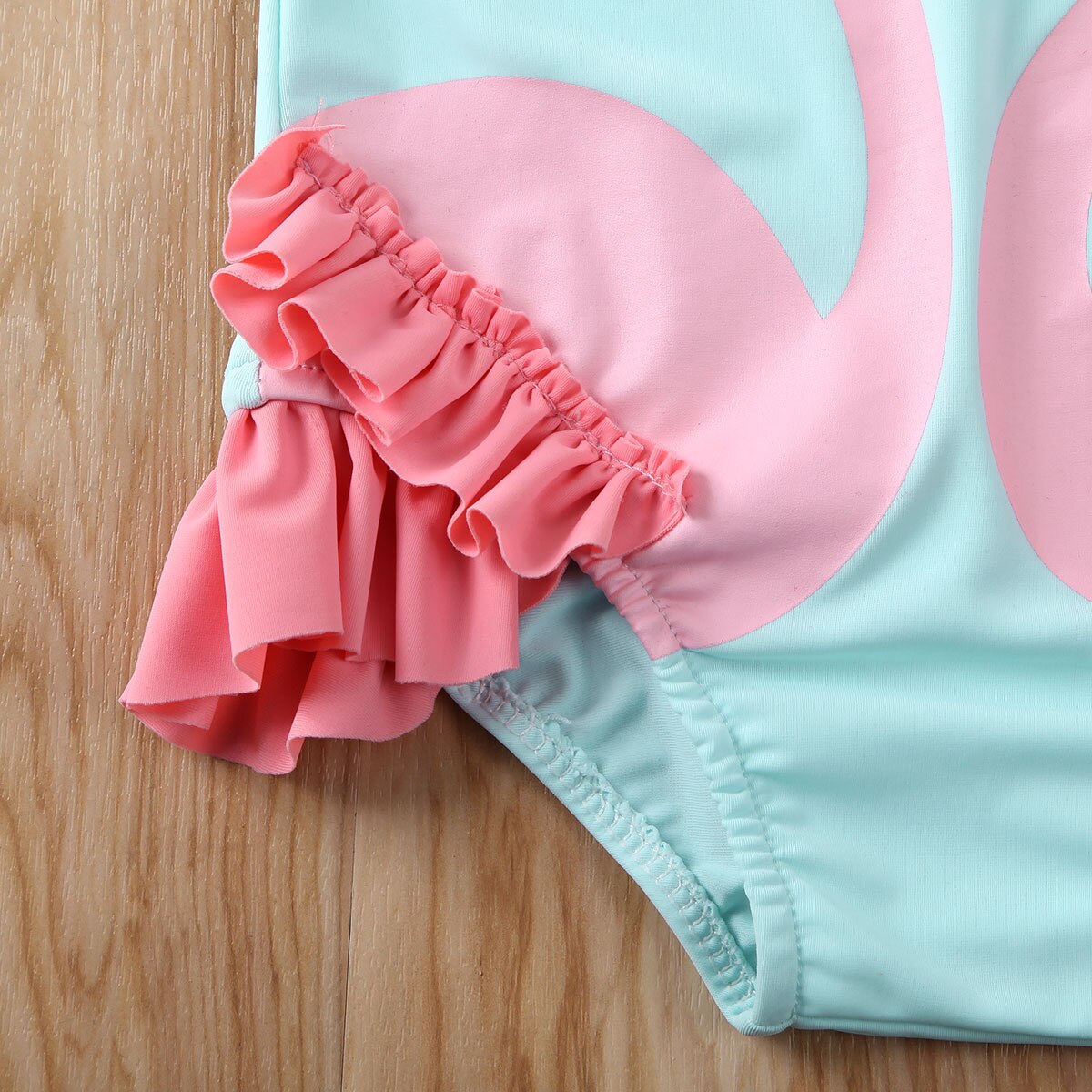 Traje de baño de flamenco para bebé y niña, , Bikini de una pieza, ropa de playa para niños de 1 a 6 años