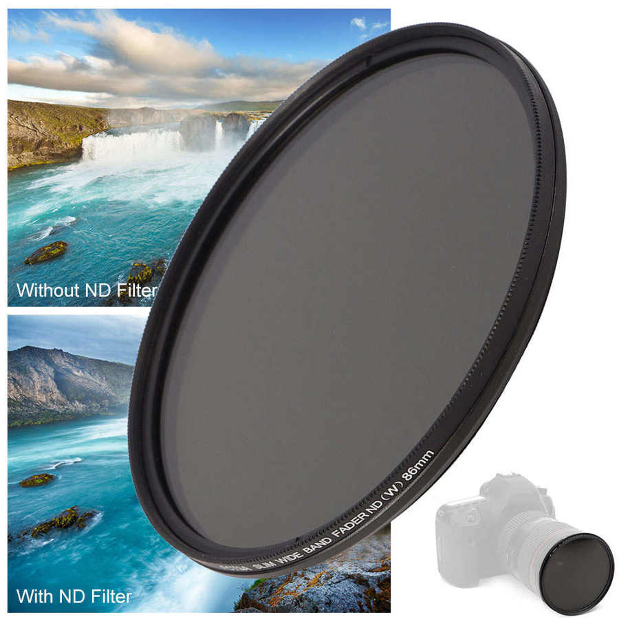 Fotga verstelbare nd filter  nd2-400 86mm neutrale dichtheid slr filters benodigde accessoire camera lens filter lens filter