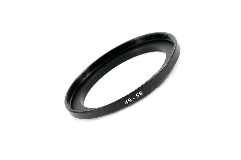 49mm-58mm 49-58mm 49 à 58 adaptateur de bague filtrante