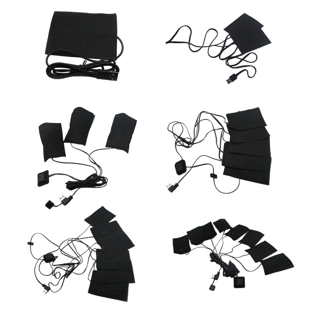 Electric Heating Pads Clothes Heating Pad Winter Heated Jacket Waist Belly Warming Mat Heater Heat Pads