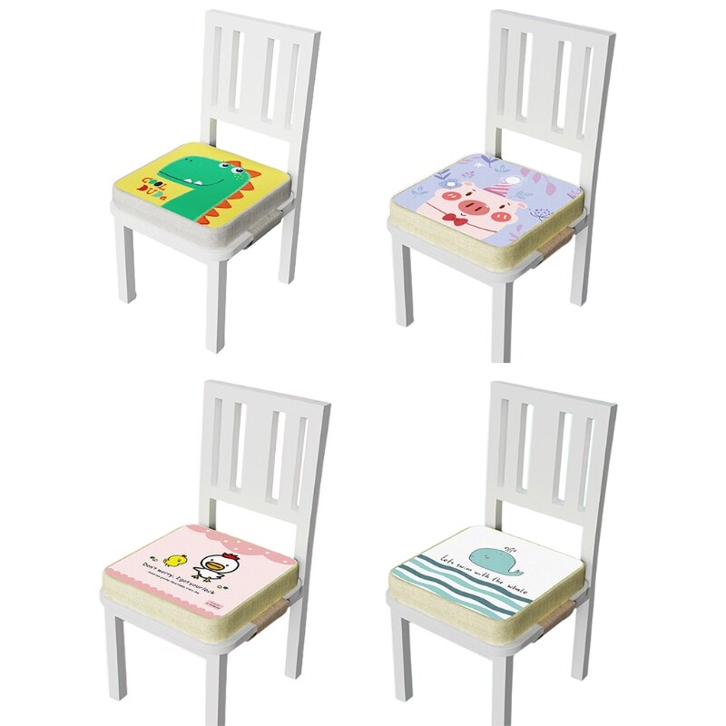 39x39x5cm Toddler Cartoon Animal High Chair Seat Booster Baby Increasing Cushion G99C