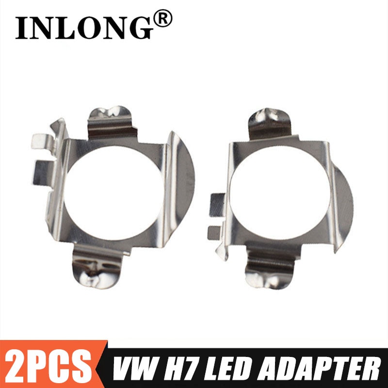 Inlong Base H7 Adapter Voor Volkswagen Tiguan H7 Lamp Led Adapter Houder Socket Voor Volkswagen Touran Auto Styling