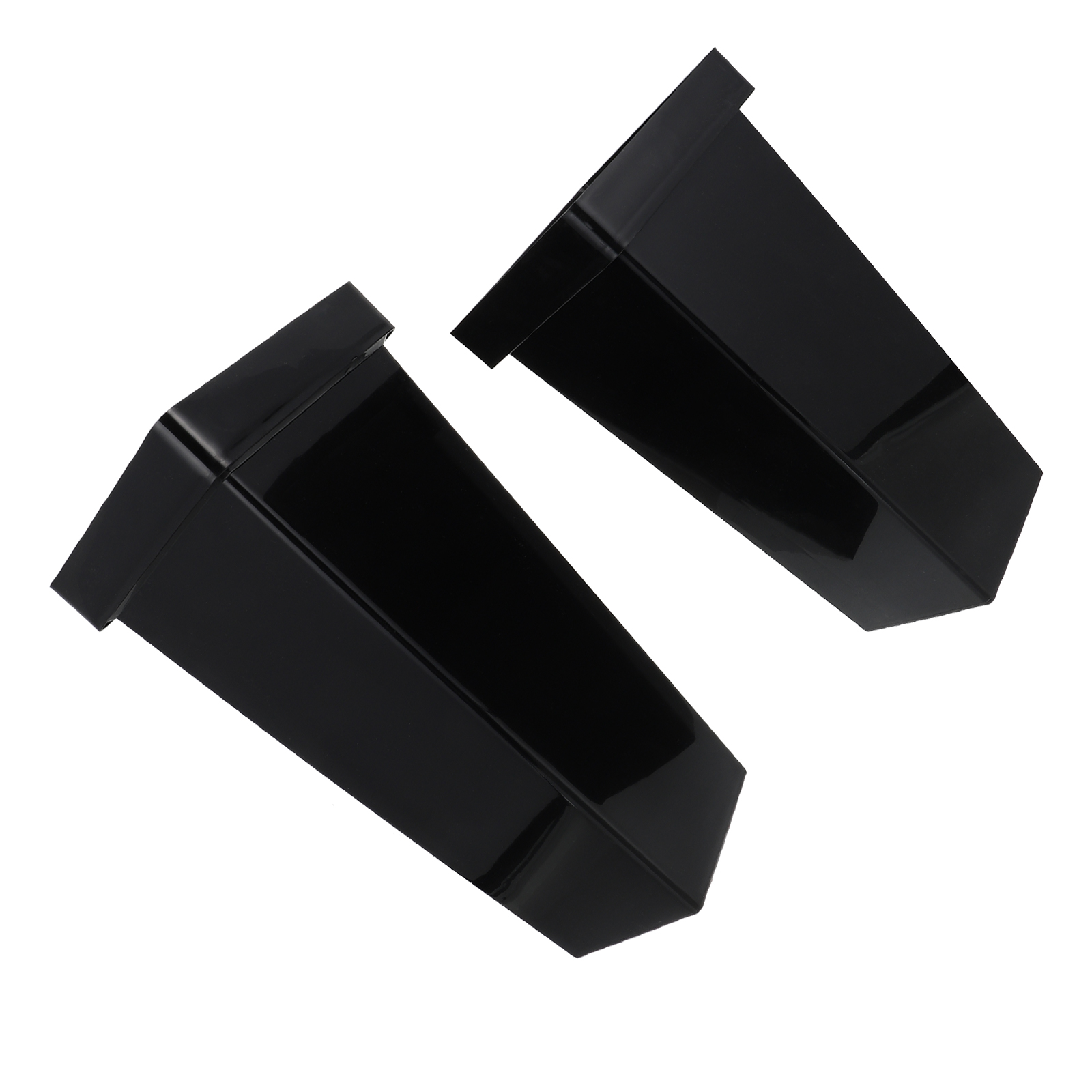 2 Pcs Flower Bucket Flower Wake Bucket Plastic Waking Flower Buckets: Black