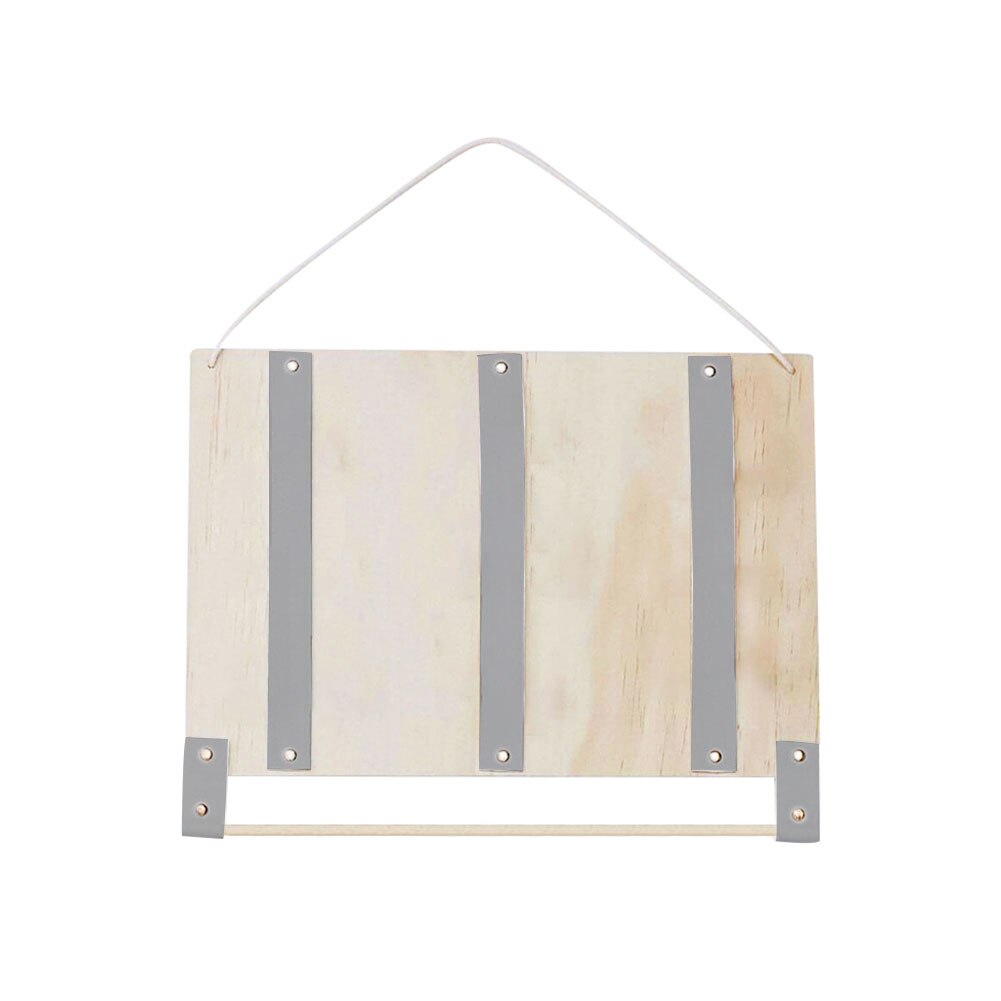 Horquilla de fieltro de madera duradera, pinza para el pelo, soporte portátil, almacenamiento, organizador DIY, accesorios, decoración lavable para niños: Grey
