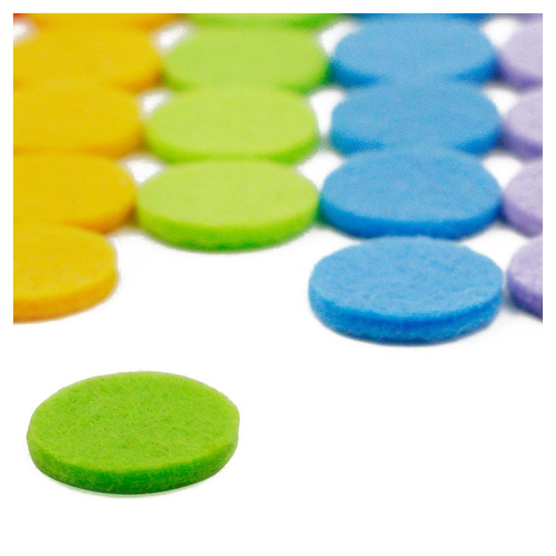 30mm vervangende navulpads ((60 stuks) voor etherische olie diffuser ketting voor 30mm aroma roestvrijstalen medaillonhangers