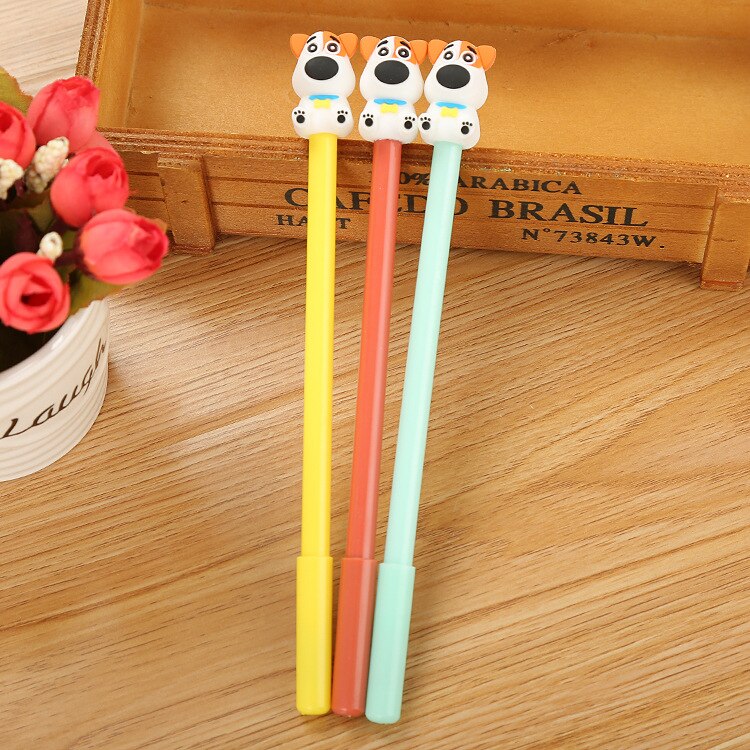 1pcs Cartoon Cactus Style Pen Out of Pencil Case Write Easy and Smooth Pencil Bag Stationery School Supplies: 300-random 1pcs