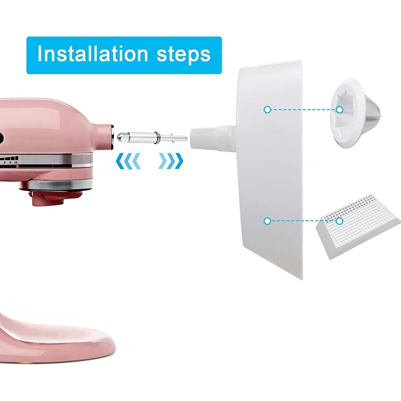 Juice Attachment for Kitchenaid Stand Mixers (4.5QT/5QT) Citrus Juicer Stand Mixer Attachment Reamer Dishwasher-Safe
