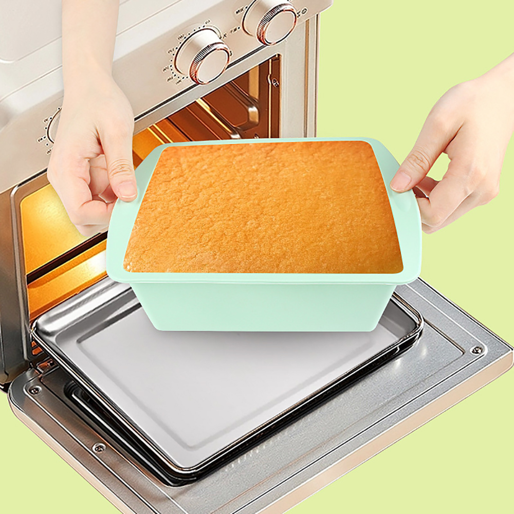 Vierkante Siliconen Bakplaat Voor Thuis Bakken Diy Cakevorm Met Gemakkelijke Sloop Bakvorm