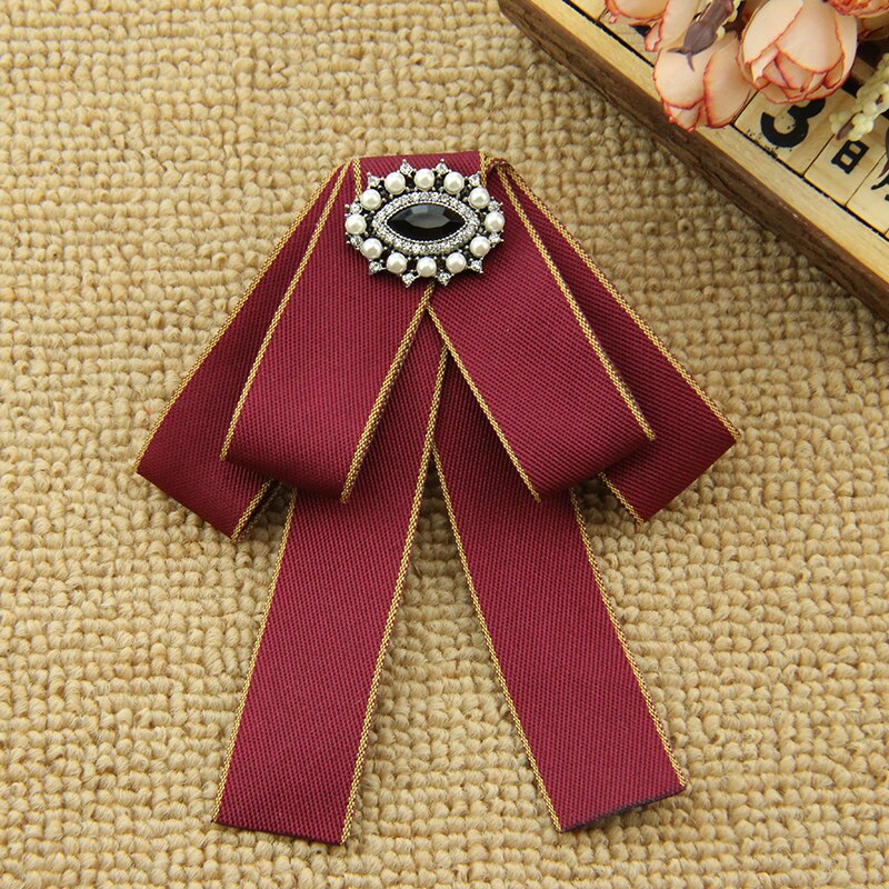 Corbata de Metal para el cuello para mujer, ropa General, pajarita blanca, accesorios para mujer y Niña: Azul cielo