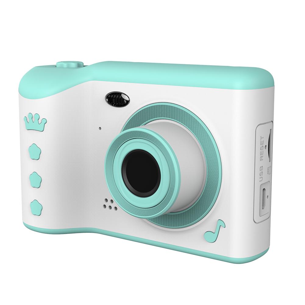 Cámara Digital con pantalla táctil de 2,8 "Full HD para niños, lente Dual de 18MP, para de cumpleaños, compatible con tarjeta TF, grabación de vídeo