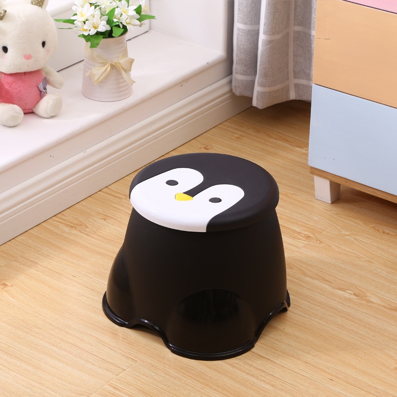 Niedlichen pinguin patern Baby hocker Art sitzer tragbare angeln hocker wohnzimmer möbel freundlicher ottomane Schlecht hocker S