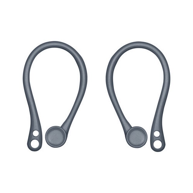 Ganchos para las orejas para Apple AirPods Pro 3 2 1, soporte para las orejas antipérdida, accesorios para auriculares: Grey