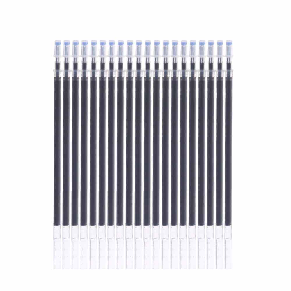 20pcs/Lot Heat Erasable Pen Refill High Temperature Disappearing Fabric Marker Pen For Clothing Leather Mark Sewing Tools: 20pcs Black