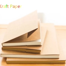 White/Kraft Paper Inner Page Notebook Art Students Sketch Book Office Memo Children Graffiti School Stationery