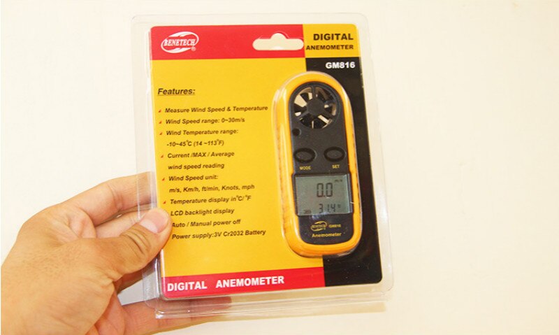 anemometer kite accessories for measuring wind speed and temperature easy to carry outdoor sports flying tools