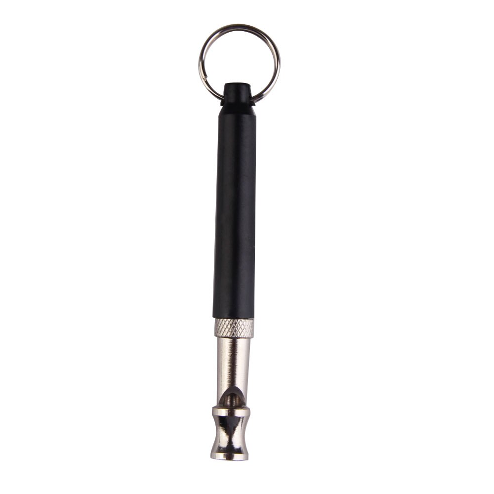 1pcs Black Two-tone Ultrasonic Flute Dog Whistles for Training Sound Whistle Supersonic Obedience Pet Puppy Dog Whistle