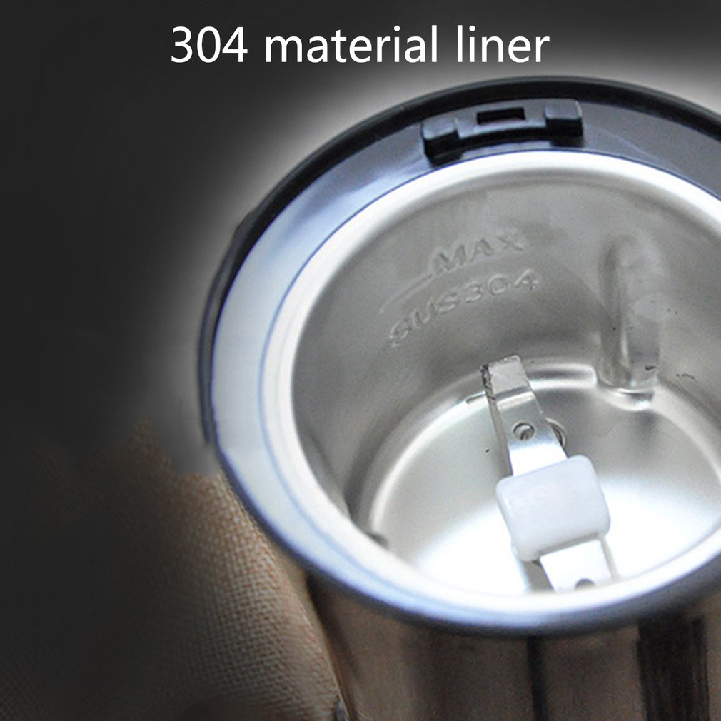 Mini Electric Grinder Coffee Bean Powder Machine Single Stirring Blade Powerful Spice Nuts Seeds Coffee Bean Grind Machine