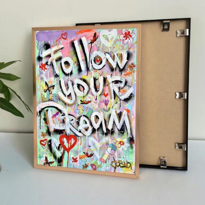 Aluminium Metalen Foto Frame Wandmontage Fotolijst Muur Opknoping Met Plastic Glazen Voor Poster Frame 20X30Cm 30X40Cm 40x60cm