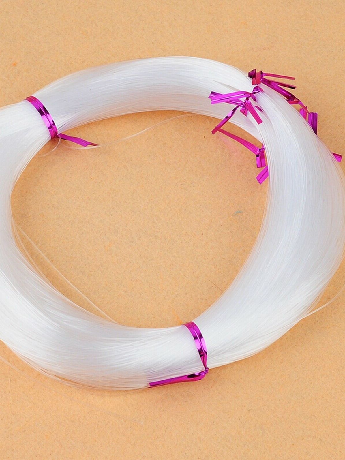 5 Rolls Clear Nylon Fishing Wire Non Stretch Beading Cord Invisible 0.4mm-1.0mm