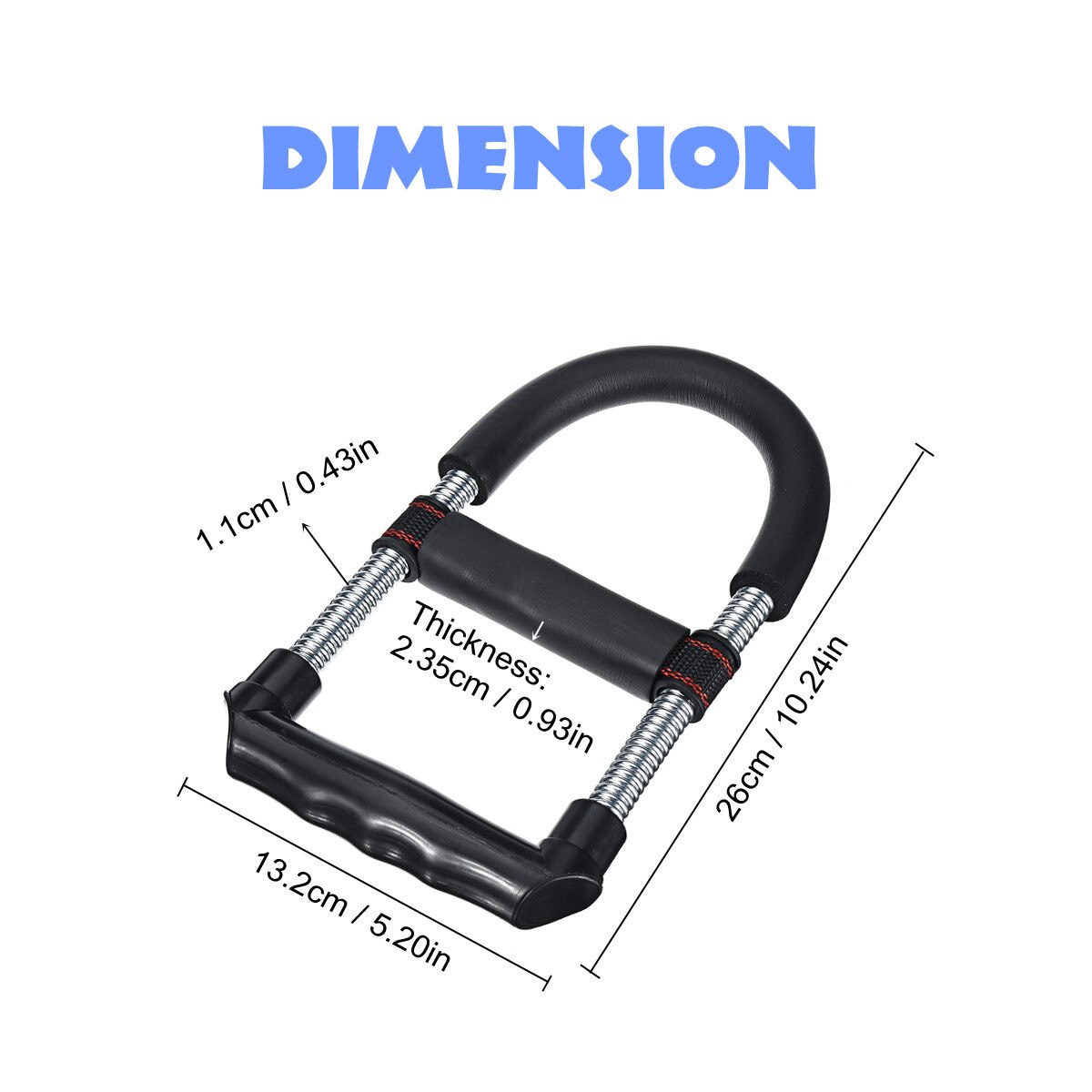 Hand Wrist Device Power Developer Strength Training Forearm Exercise Equipment Adjustable Hand Grip Exerciser Trainer Anti-slide