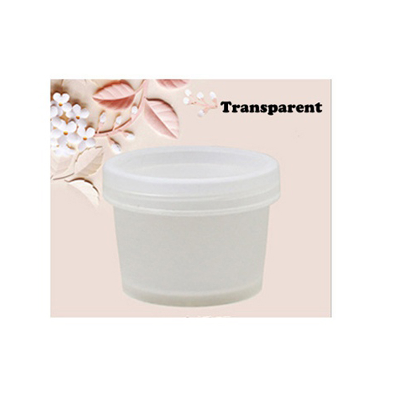 10 stuks lege potjes 50g 100g 200g veelkleurige plastic cosmetische make-up gezichtscrème container ijspot met binnendeksel: Legergroen