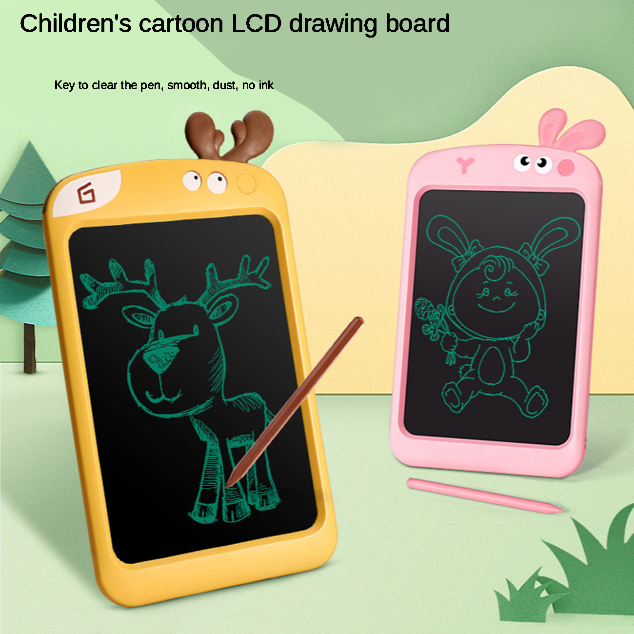 Electronic Drawing Board - 8.5/10.5 Inch LCD Screen - Kids Handwriting Pad - for Preschool Toddlers