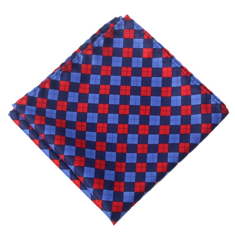 Pañuelo cuadrado de seda de rayón para hombre, pañuelo de Cachemira con estampado de lunares, Floral, a la , clásico, para de boda, 32cm: 12