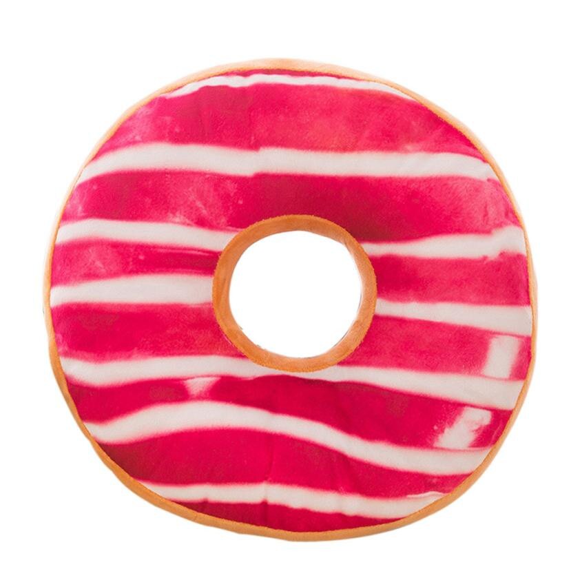 Чехол Подушка Zachte Pluche Kussen Case Voor Home Decoratieve Kussens Voor Sofa Zoete Donut Voedingsmiddelen Kussenhoes Speelgoed Cojines Для дома: E