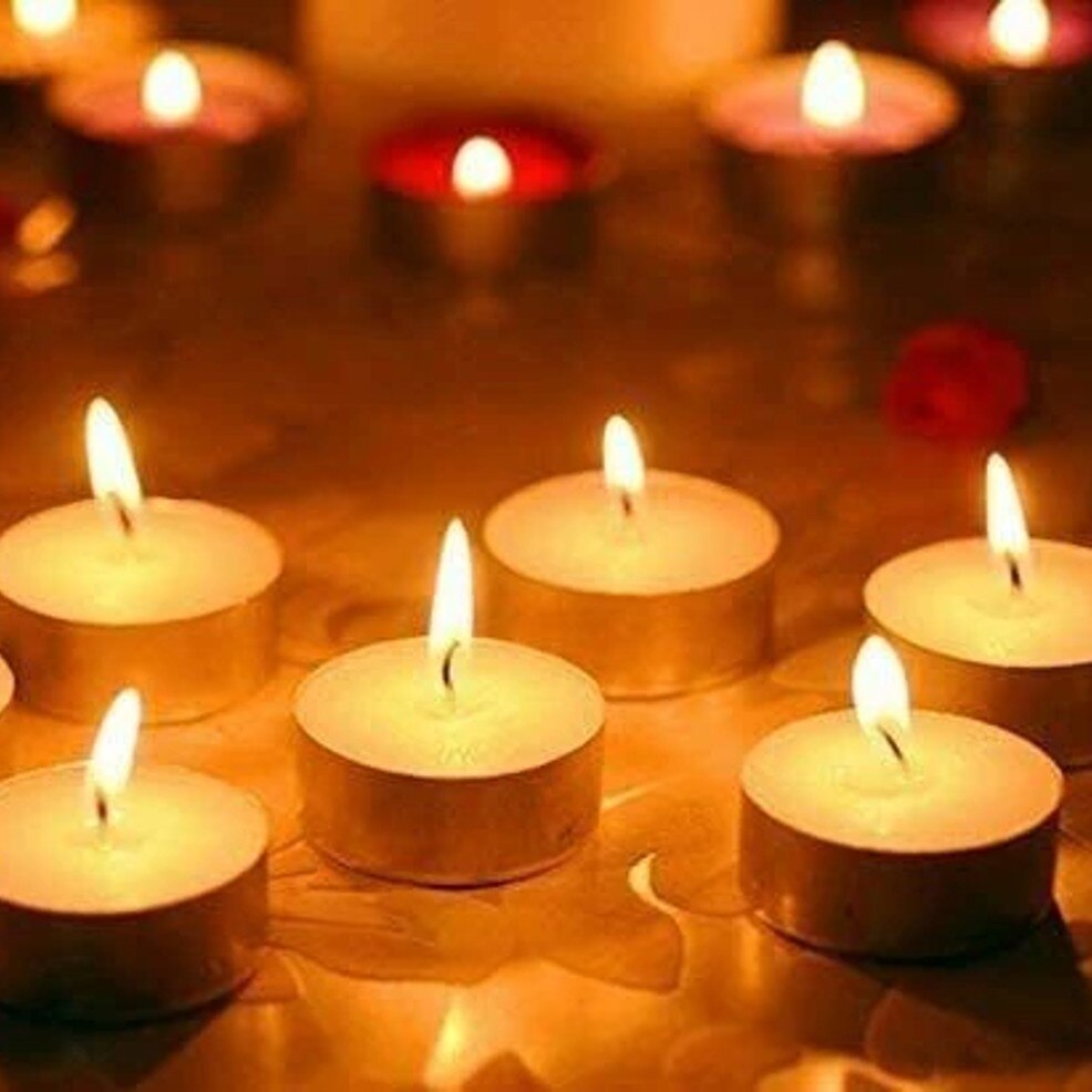 Velas de té antihumo, XXL, Larga Duración, 4 Horas. Vela Blanca, 10-100