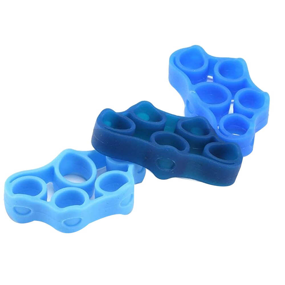 3 in 1 Finger Stretcher Resistance Bands Hand Extensor Exerciser Finger Grip Strengthener Strength Trainer for Forearm Exercise