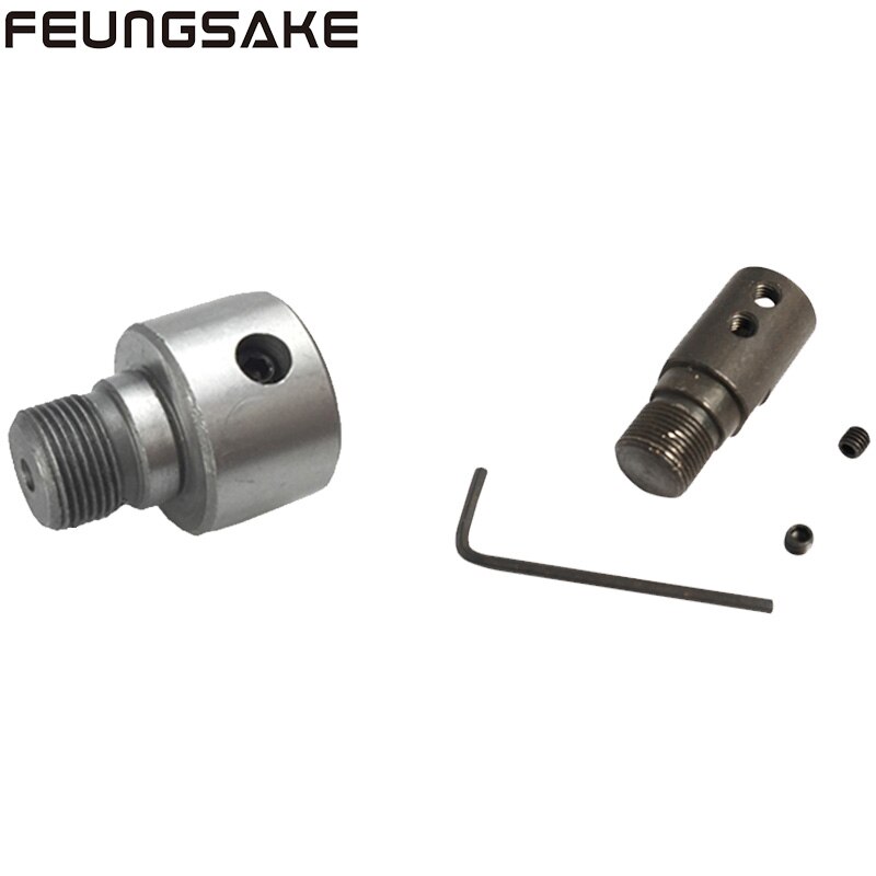 Biela de mandril de 10mm y 12mm, conector M14 x 1 adecuado para K01-50/63 K02-50/63, para máquina de torno, 3jaw, 4jaw