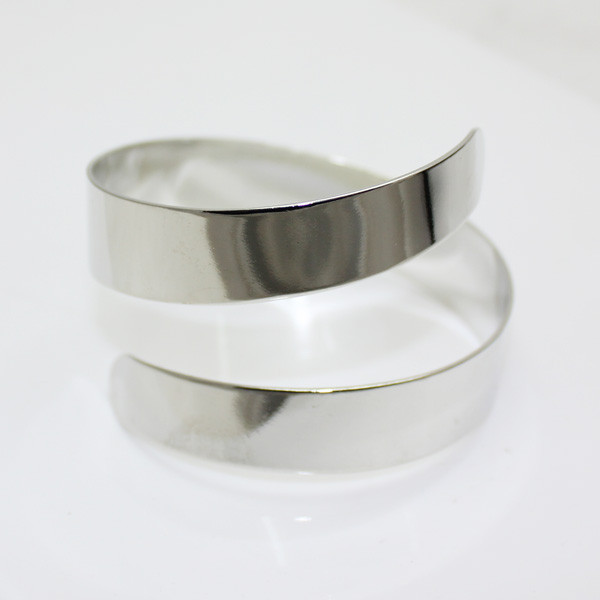 dernier bracelet bras et bracelet manchette simple or argent plaqué fil de fer réglable pour les femmes
