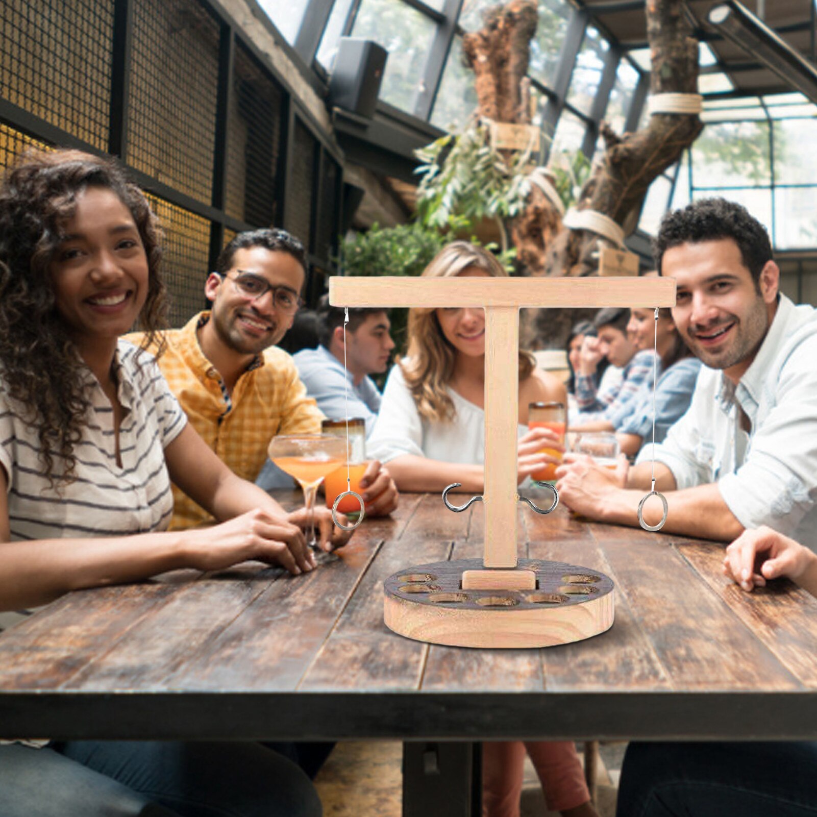 Ring Toss Game Modern Hand-made Throwing Ring Toy Ring Toss Game Modern Hand-made Throwing Ring Toy