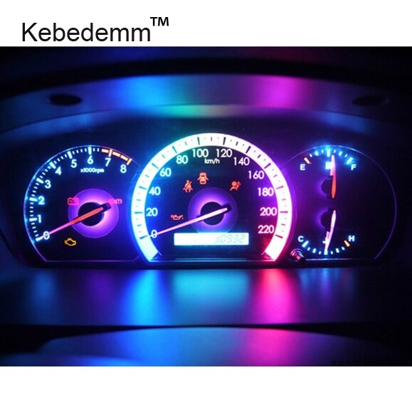 Newest 10pcs colorful B8.5D 509T B8.5 5050 Led 1 SMD T5 Lamp Car Gauge Speedo Dash Bulb Dashboard instrument Light 12v