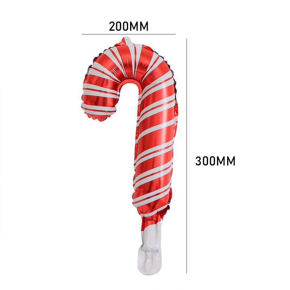 Uppblåsbar jultomten promenadkäpp bärbar festival julpinne julgran hängande prydnader juldekoration för hemmet: L 30cm