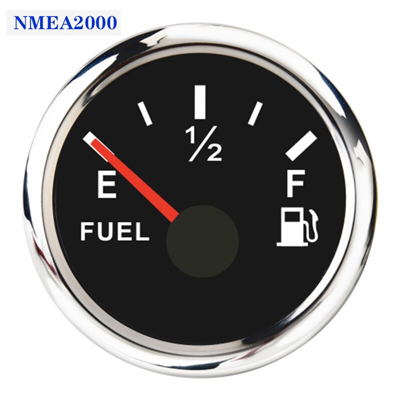 52mm Pointer Auto Fuel Level Meter Electrical Digital Fuel Level Oil Gauge For Boat Car Truck RV Camper NMEA 2000 Instruments