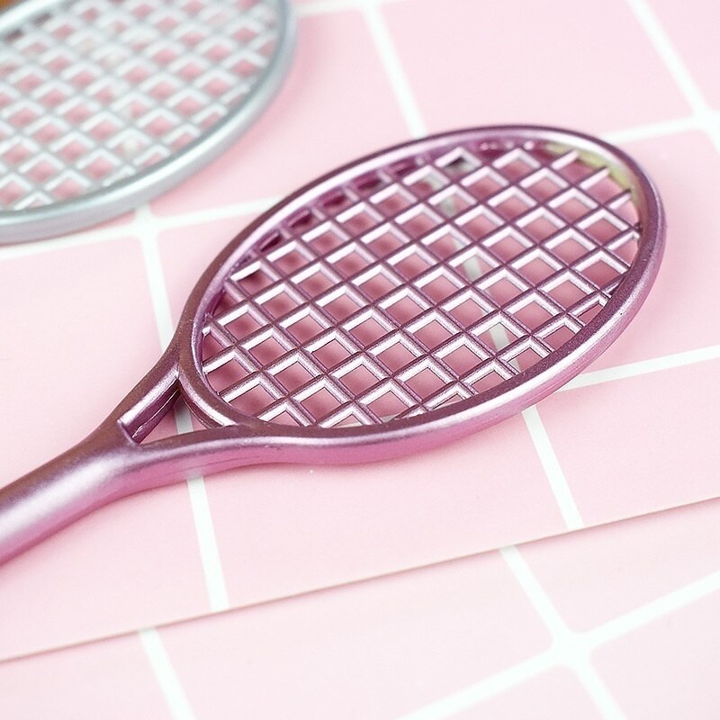 FREE SHIP 19.5cm Mini PVC Badminton Racket For Kids DIY Fluffy Slime Form Crystal Soil Kit Clear Slime Floam Putty CreamKeyboard