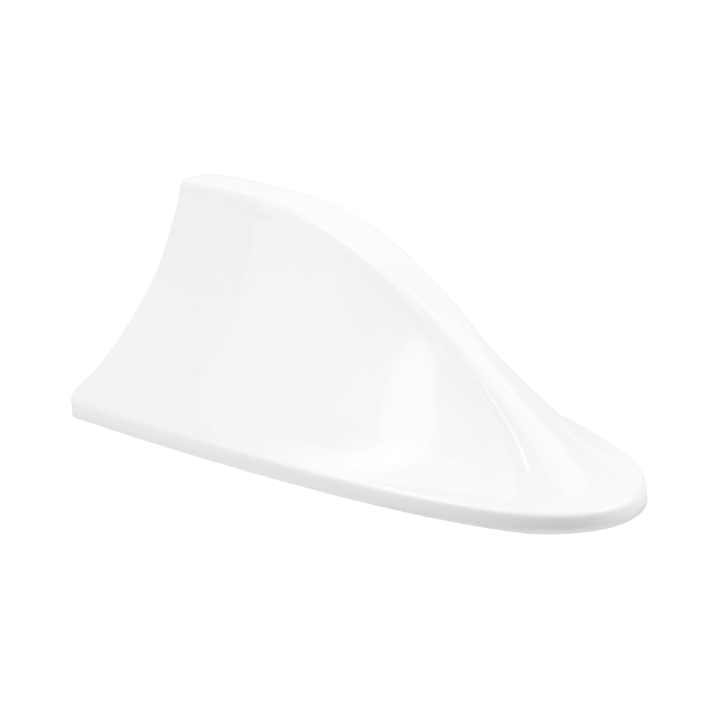 Radio de coche con forma de aleta de tiburón, antena de tiburón para coche, de señal de Radio Fm para Seat Ibiza 6j, accesorios para vehículos: Blanco