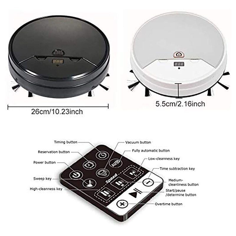 Intelligent Sweeping Robot Home Automatic Cleaning Machine for Home Automatic Cleaning(black)