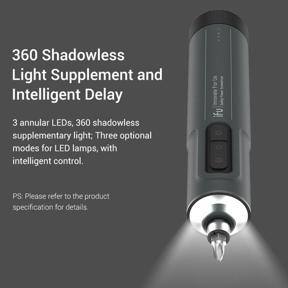 Electric Screwdriver Kit Cordless 9/29 Bits Drill Set Rechargeable with LED