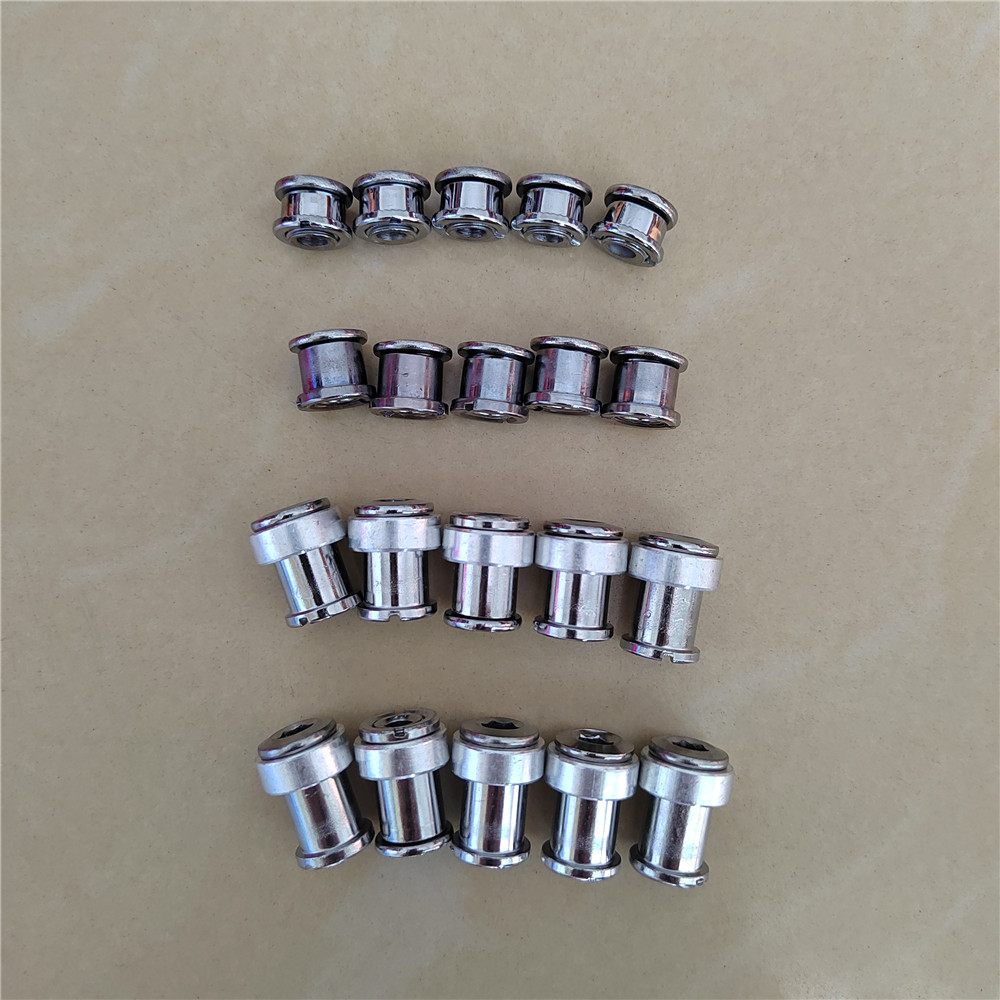 Tornillos de rueda de cadena de manivela MTB, tuerca de perno de disco fijo, plato, piezas de bicicleta de carretera, juego de bielas de reacondicionamiento de bicicleta plegable, monobloque de clavo de acero