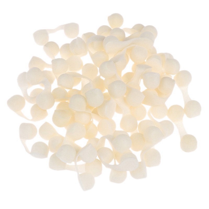 Bouchon Nasal Anti-Pollution pour bronzage, 50 pièces/lot, en éponge, filtre, Spray: WHITE