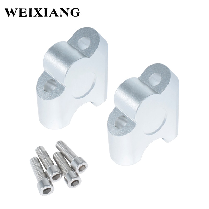 CNC Motorcycle Handle Bar Adapter Mount Bracket Clamp Taper Universal Handle Bar Riser For 7/8" 22mm fat handleBars Clamp