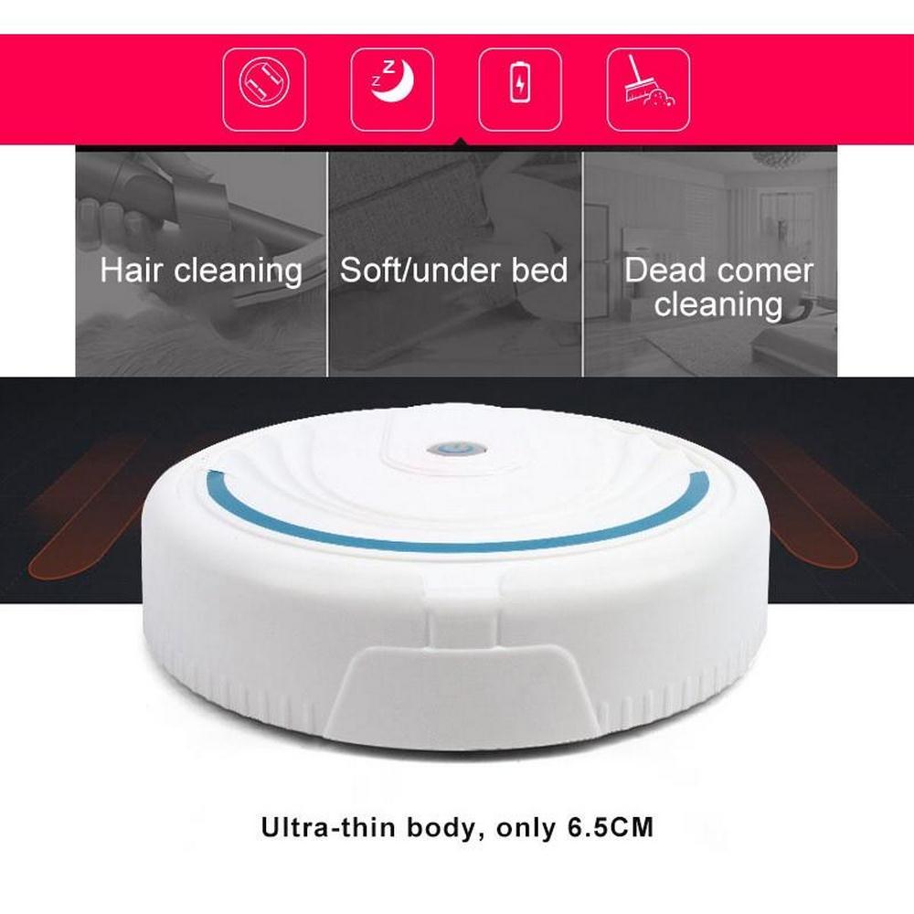 23cm smarta hem robot automatisk induktion vrida sopmaskin rengöring robot dammsugare sveper golv damm hår maskin