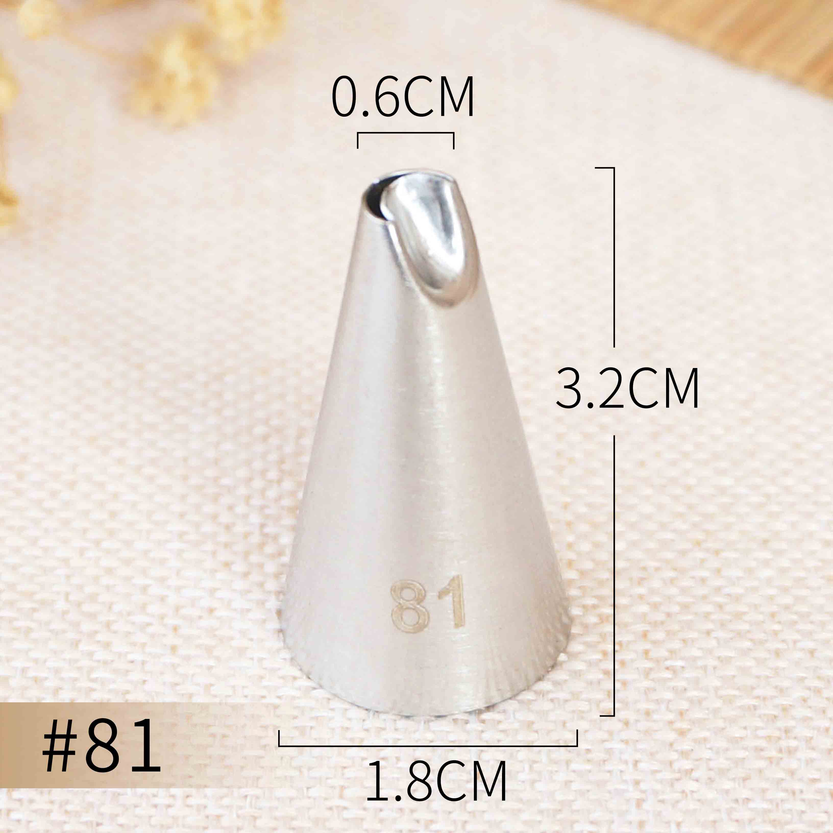 #79 #80 #81 krysantemumdyser til kaker fondant dekorere bakverk glasur rør Tips bakeware kjøkken bakeverktøy: 81